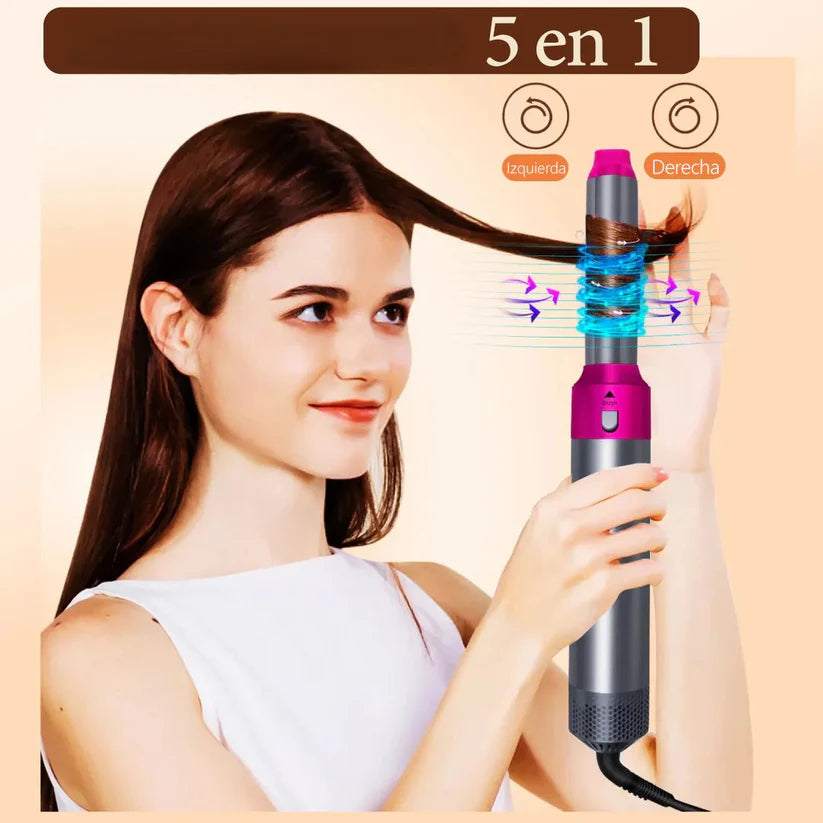 Secador De Pelo Hair Styler Pro 5 En 1 Multifunción