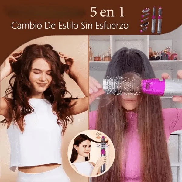 Secador De Pelo Hair Styler Pro 5 En 1 Multifunción