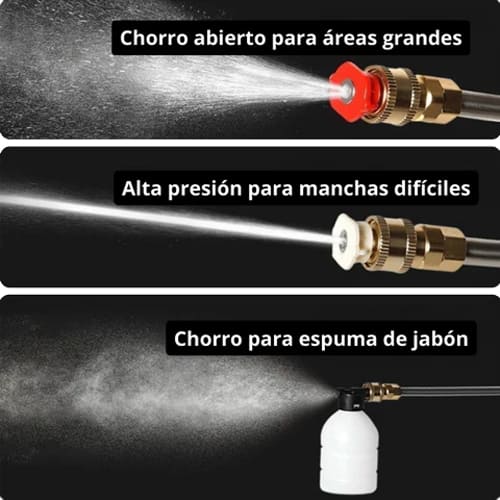 PISTOLA HIDROLAVADORA PORTATIL CON 2 BATERIAS 48V