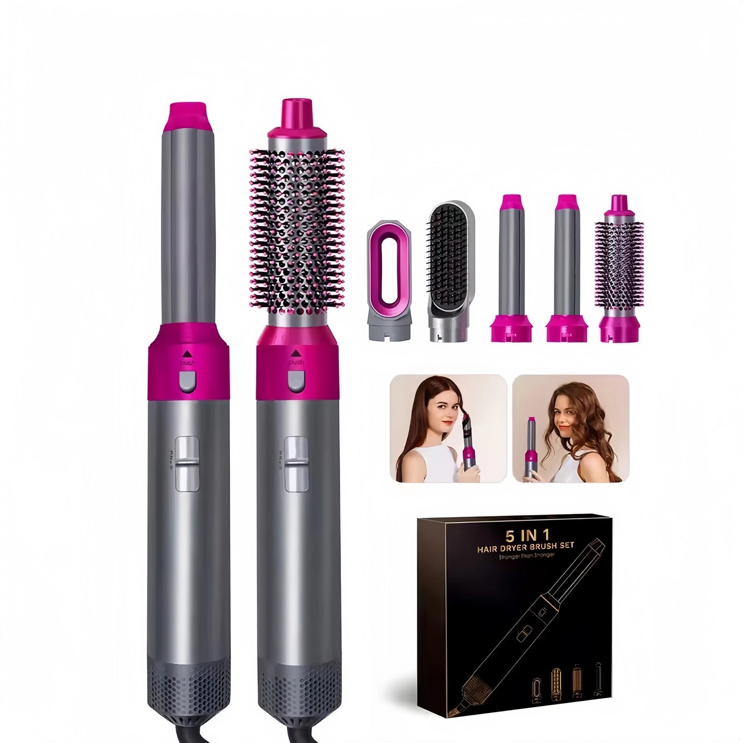 Secador De Pelo Hair Styler Pro 5 En 1 Multifunción